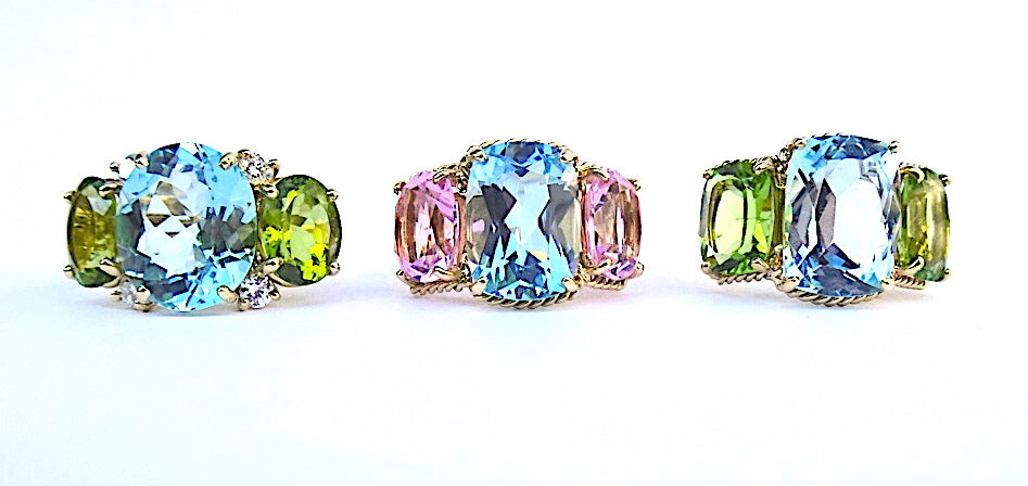 Elegant Single Stone Citrine Ring with Gold Rope Twist Border