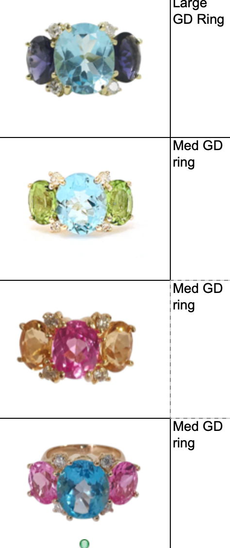 Medium 18kt White Gold GUM DROP™ Ring with Morganite and Rock Crystal