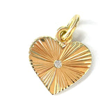 Heart Pendant with Diamond