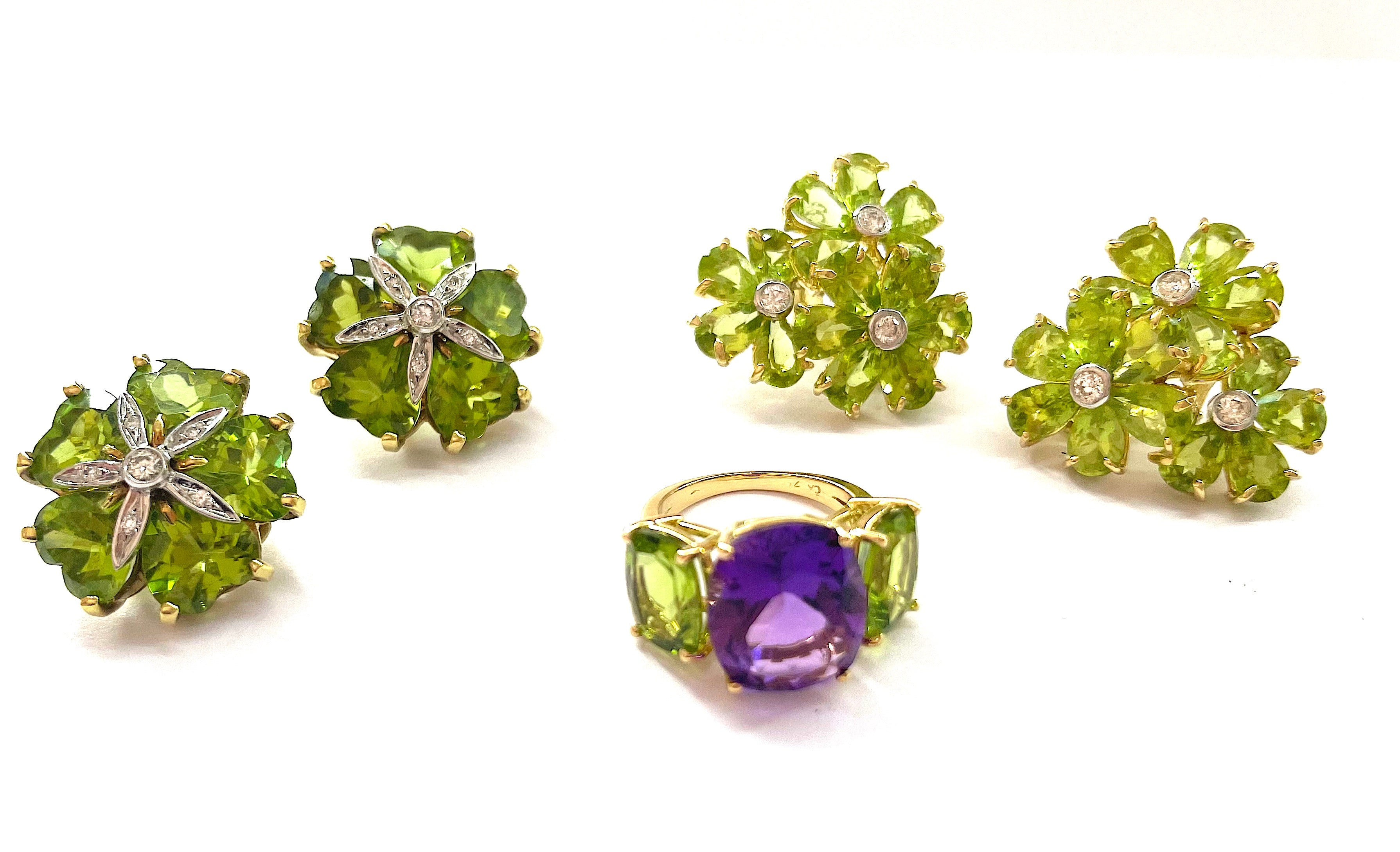 Blue Topaz Emerald Cut Statement ring