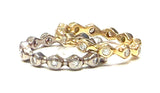 18kt Diamond Stacking Bubble Ring