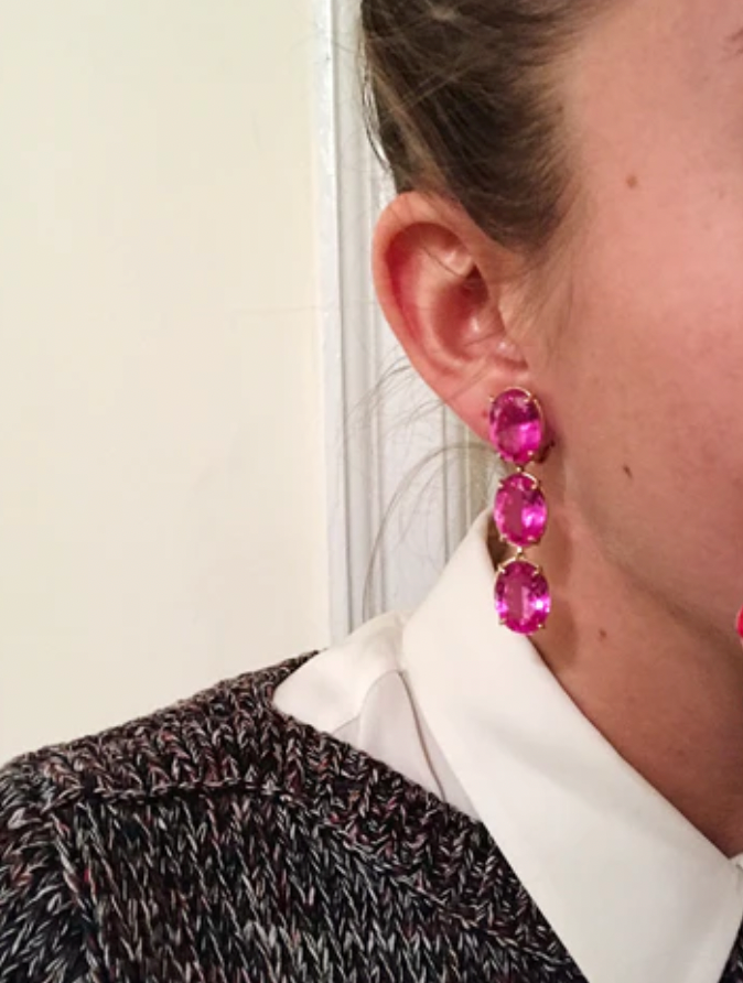 Elegant Gold Creole Earring  by David Webb