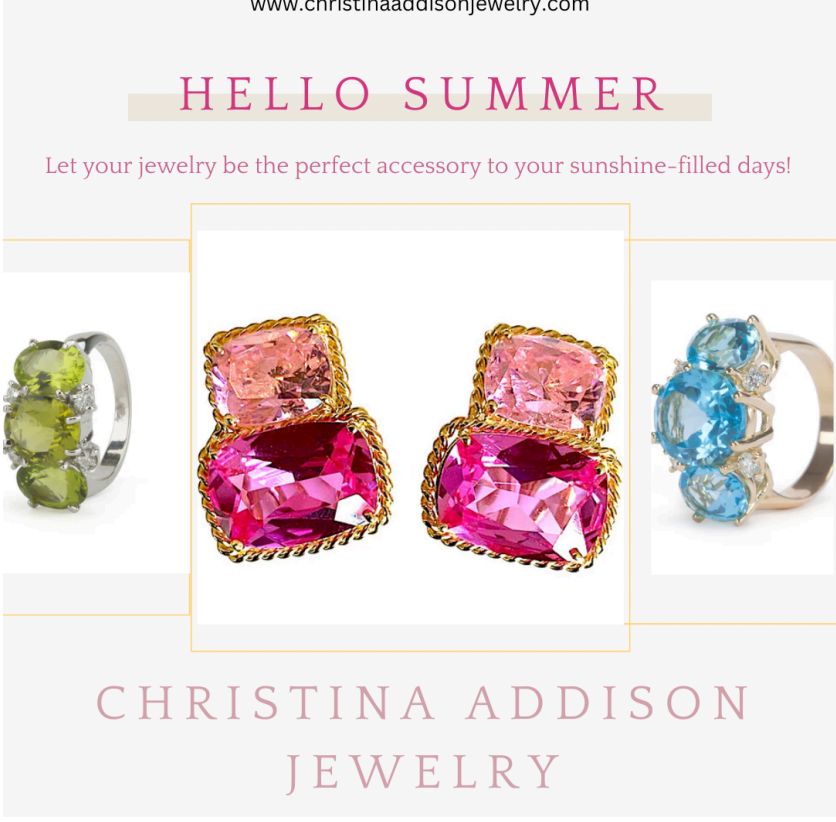 Yellow Gold Double Cushion Earrings with Rock Crystal and Smoky Topaz