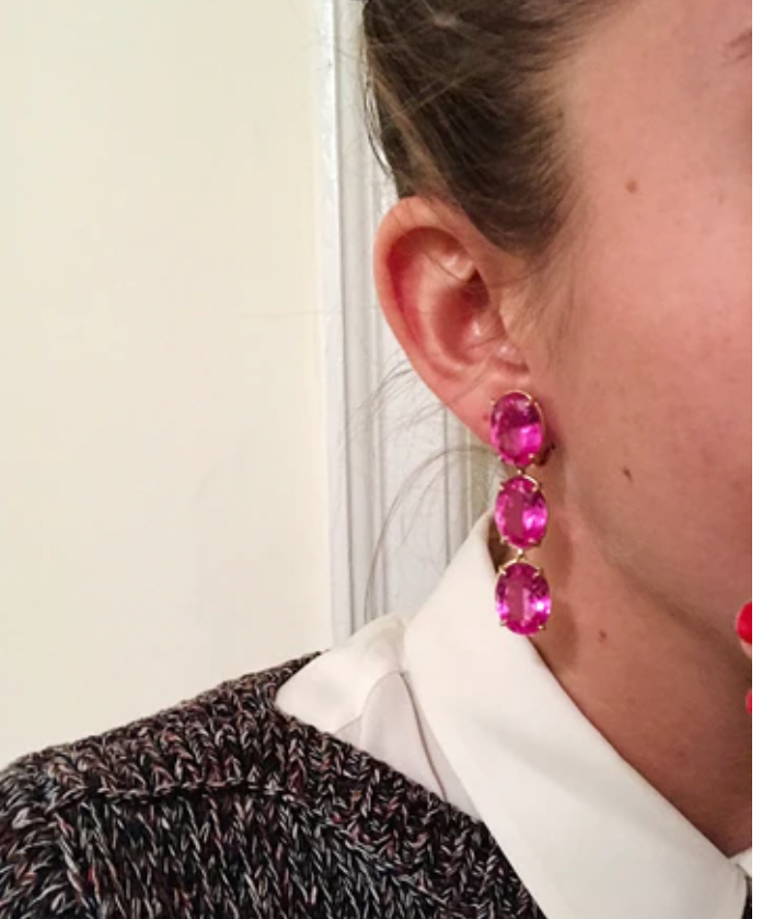 Elegant Gold Creole Earring  by David Webb