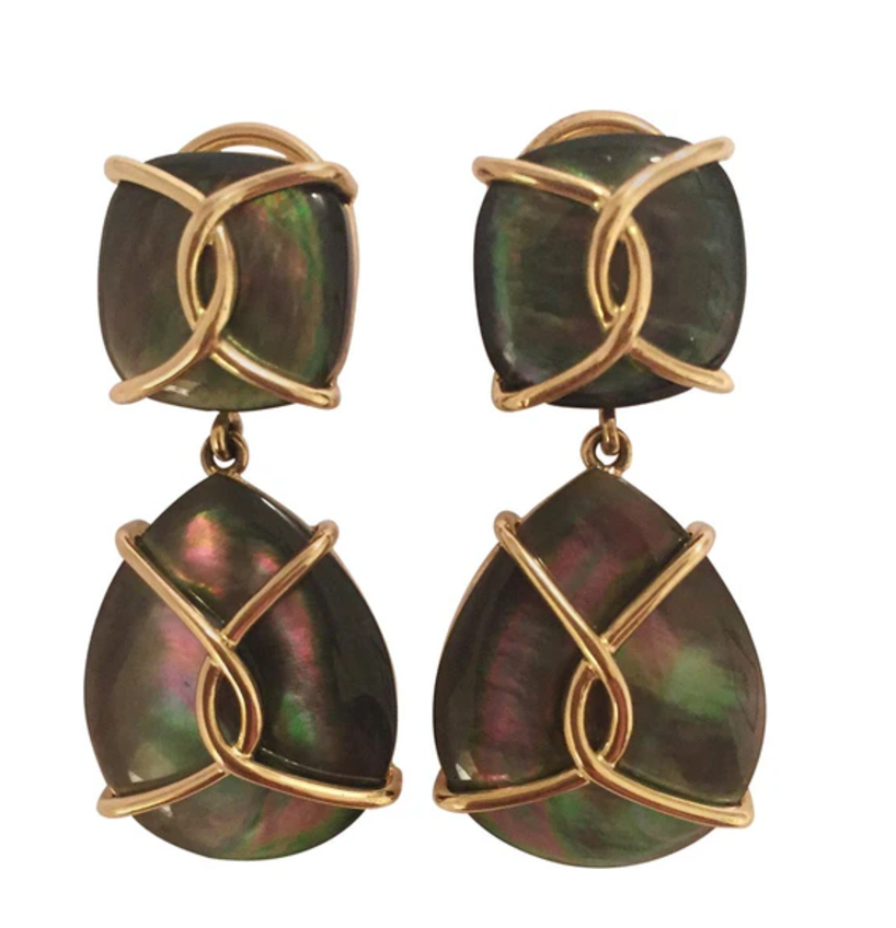 Blue Topaz Emerald Cut Statement ring