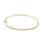 18kt Gold Bangles with Diamonds