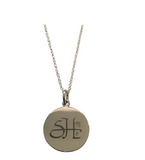 Personalized Silver First Communion Pendant Necklace