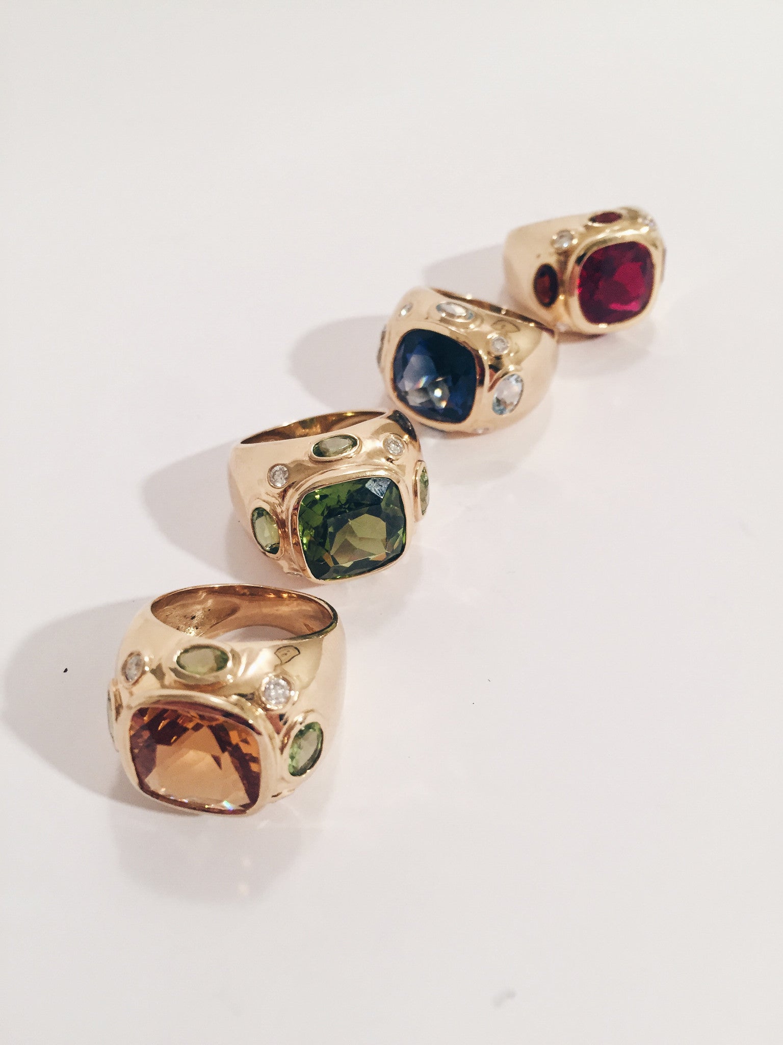 The BONHEUR Ring:  18kt Yellow Gold Domed Ring